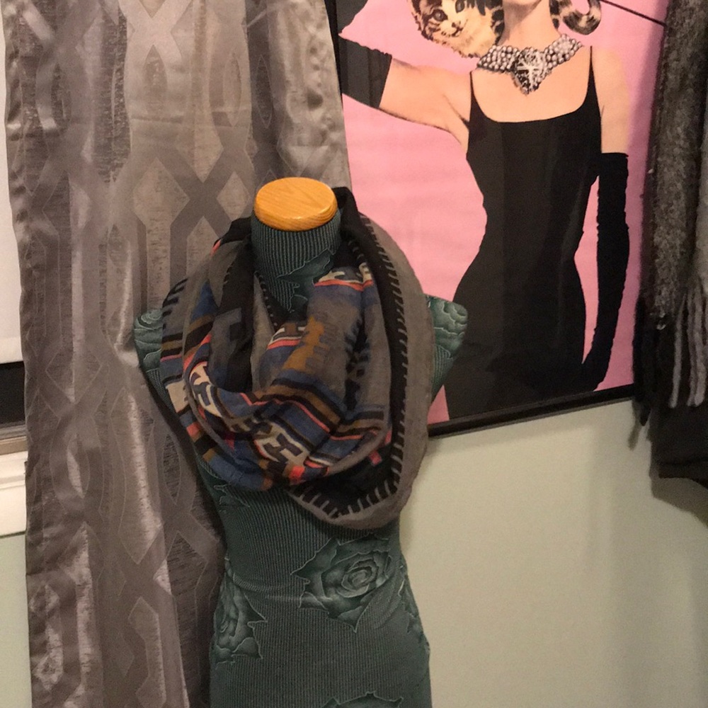 Pacsun patterned infinity scarf